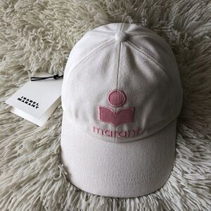 Isabel Marant White and Pink Cap